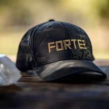 Load image into Gallery viewer, Black Camo Hat