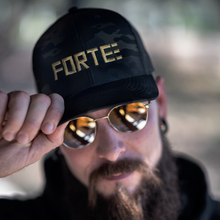 Load image into Gallery viewer, Black Camo Hat