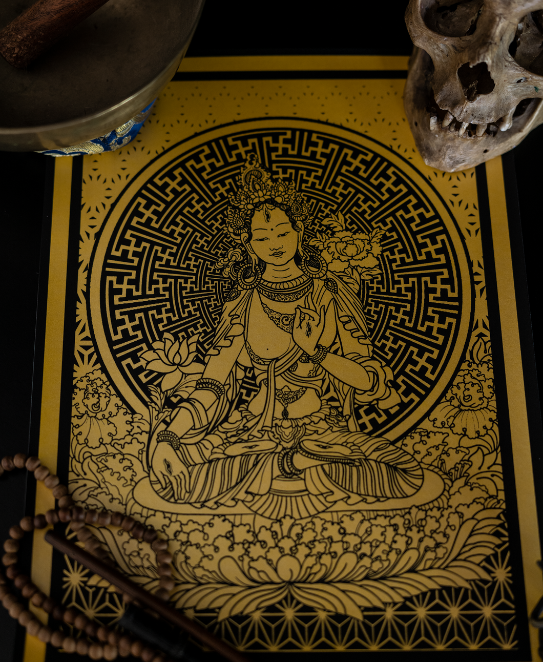 Golden Tara Print